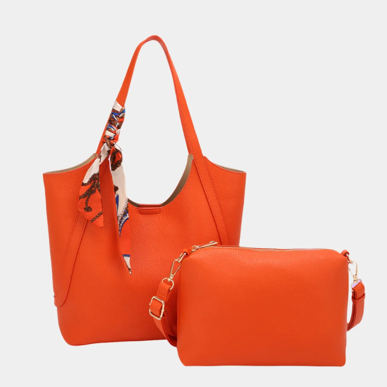 Aria 2-in-1 Tote with Silk Scarf
