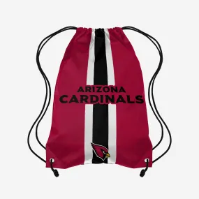 Arizona Cardinals Team Stripe Wordmark Drawstring Backpack