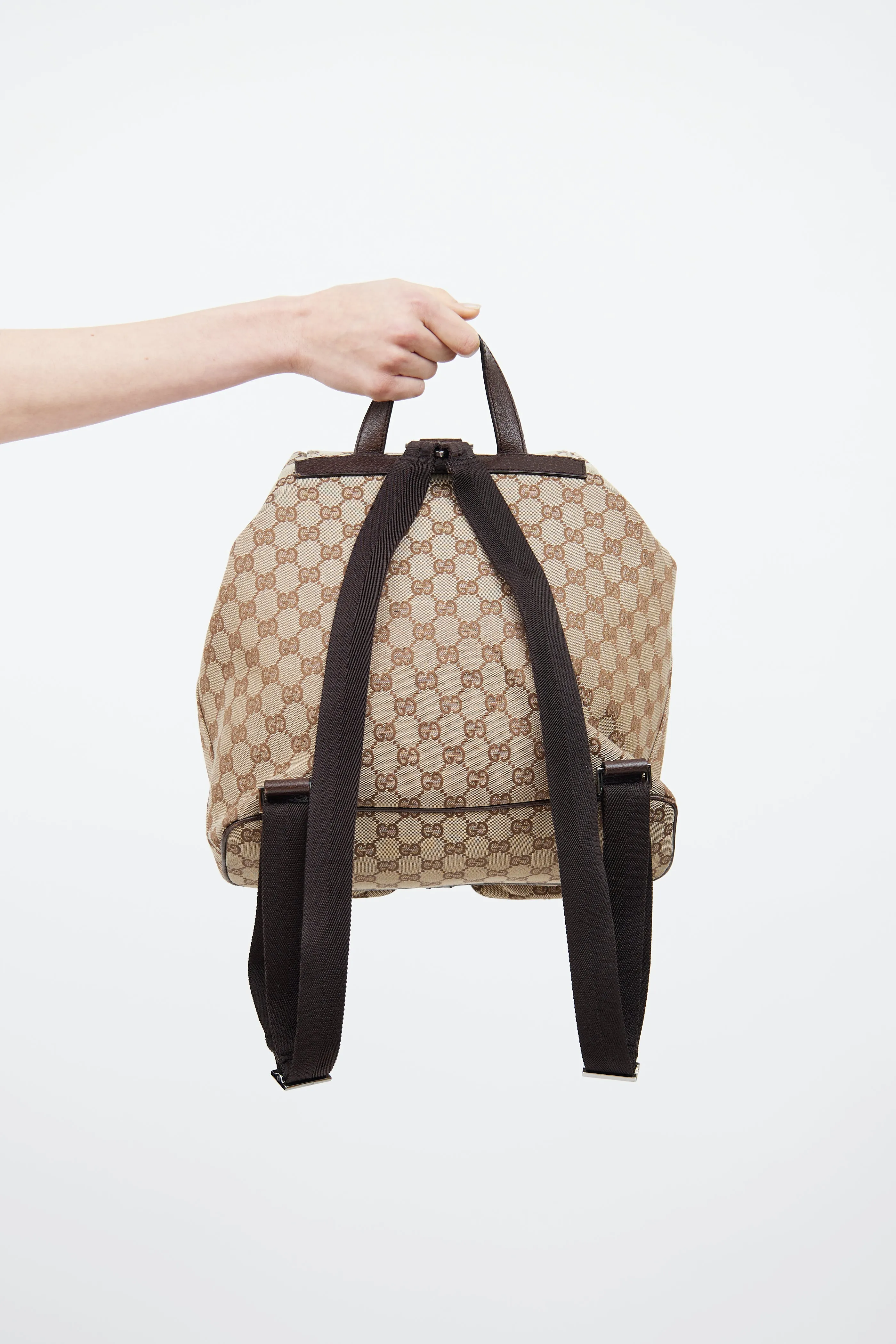 Beige Monogram Jackie Backpack