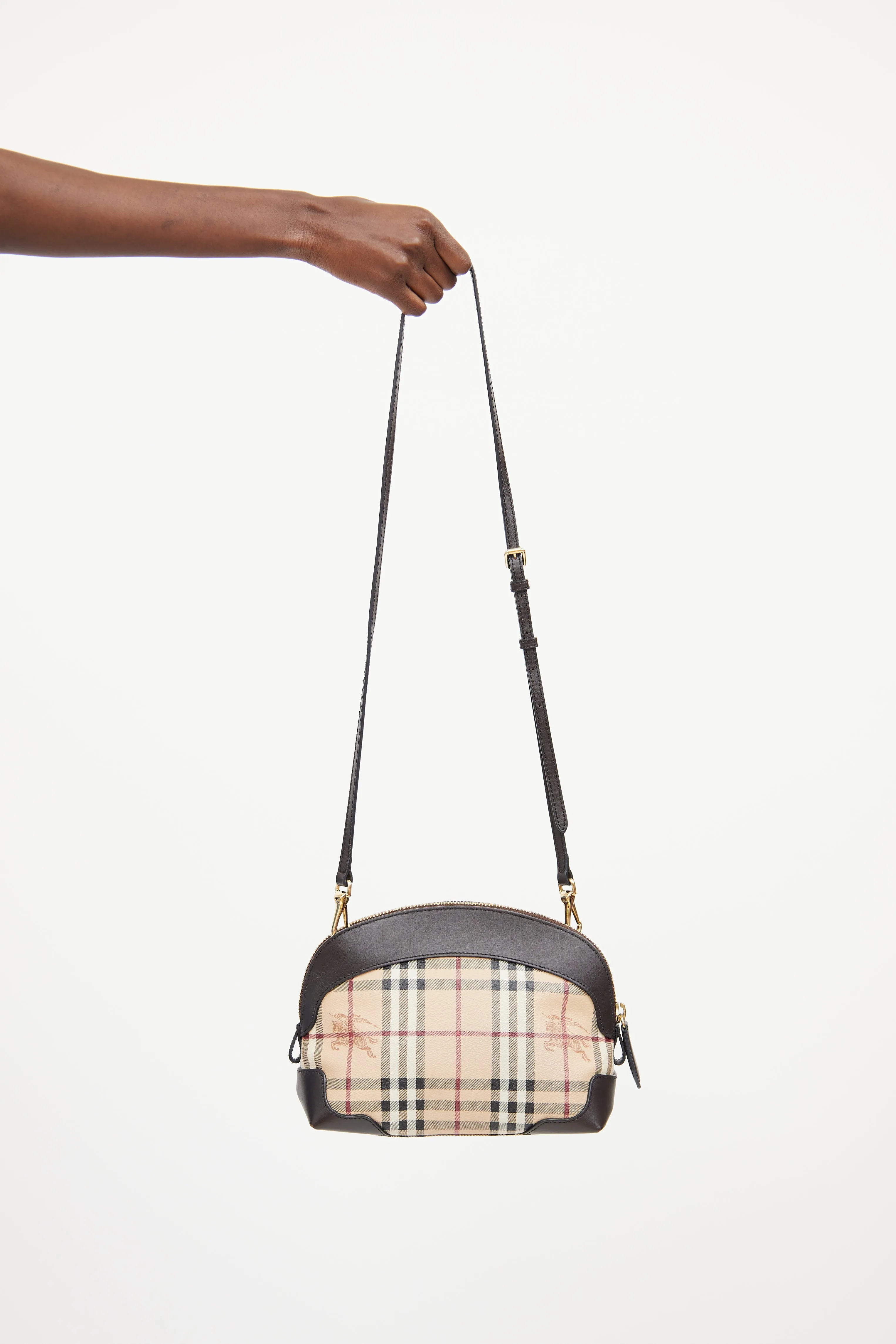 Beige Primrose Haymarket Crossbody Bag