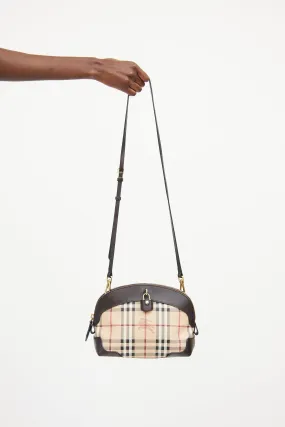 Beige Primrose Haymarket Crossbody Bag