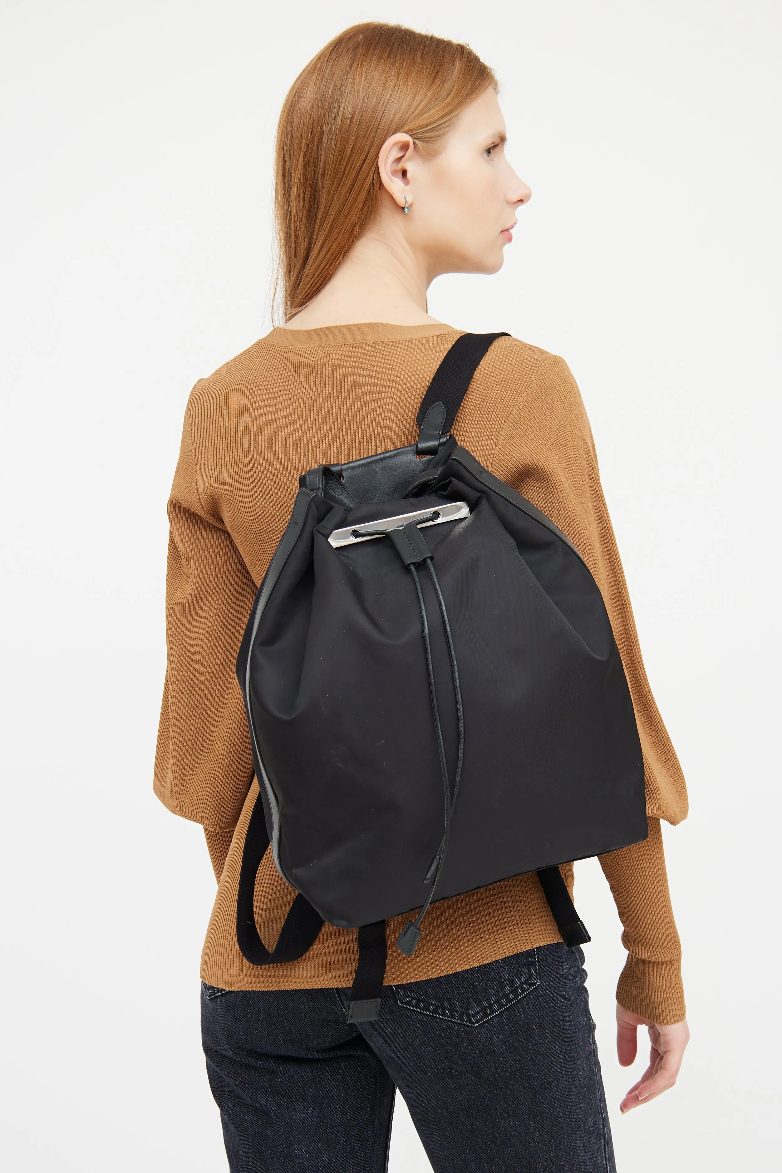 Black Nylon 11 Backpack