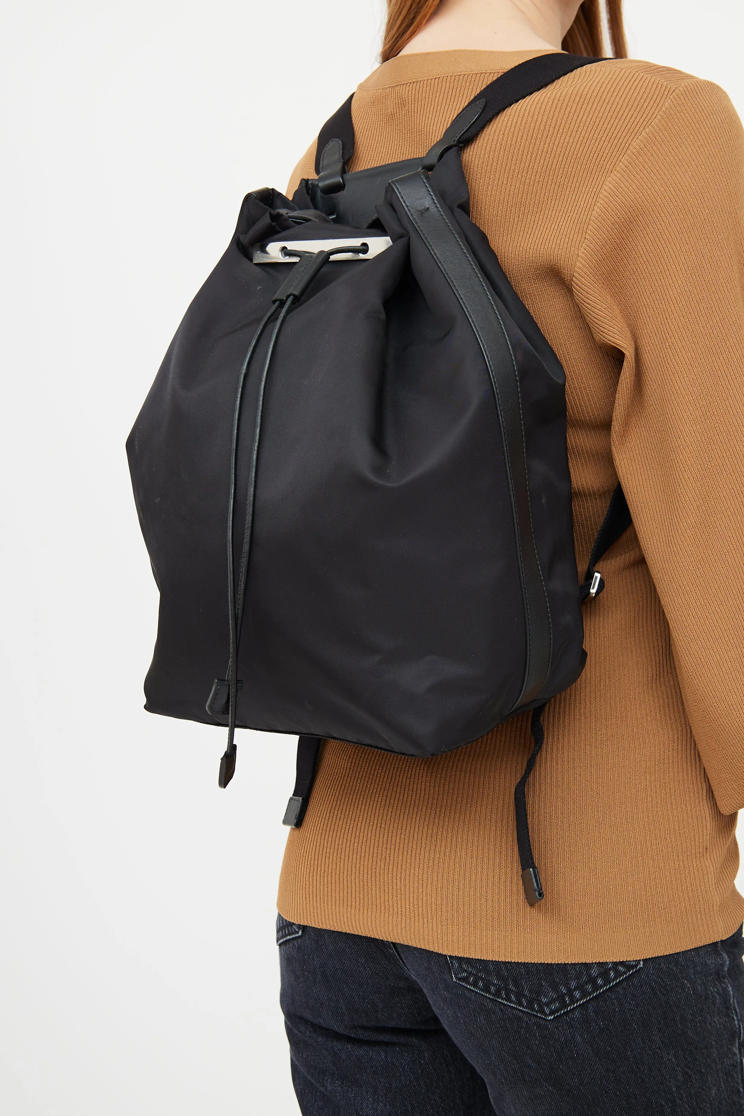 Black Nylon 11 Backpack