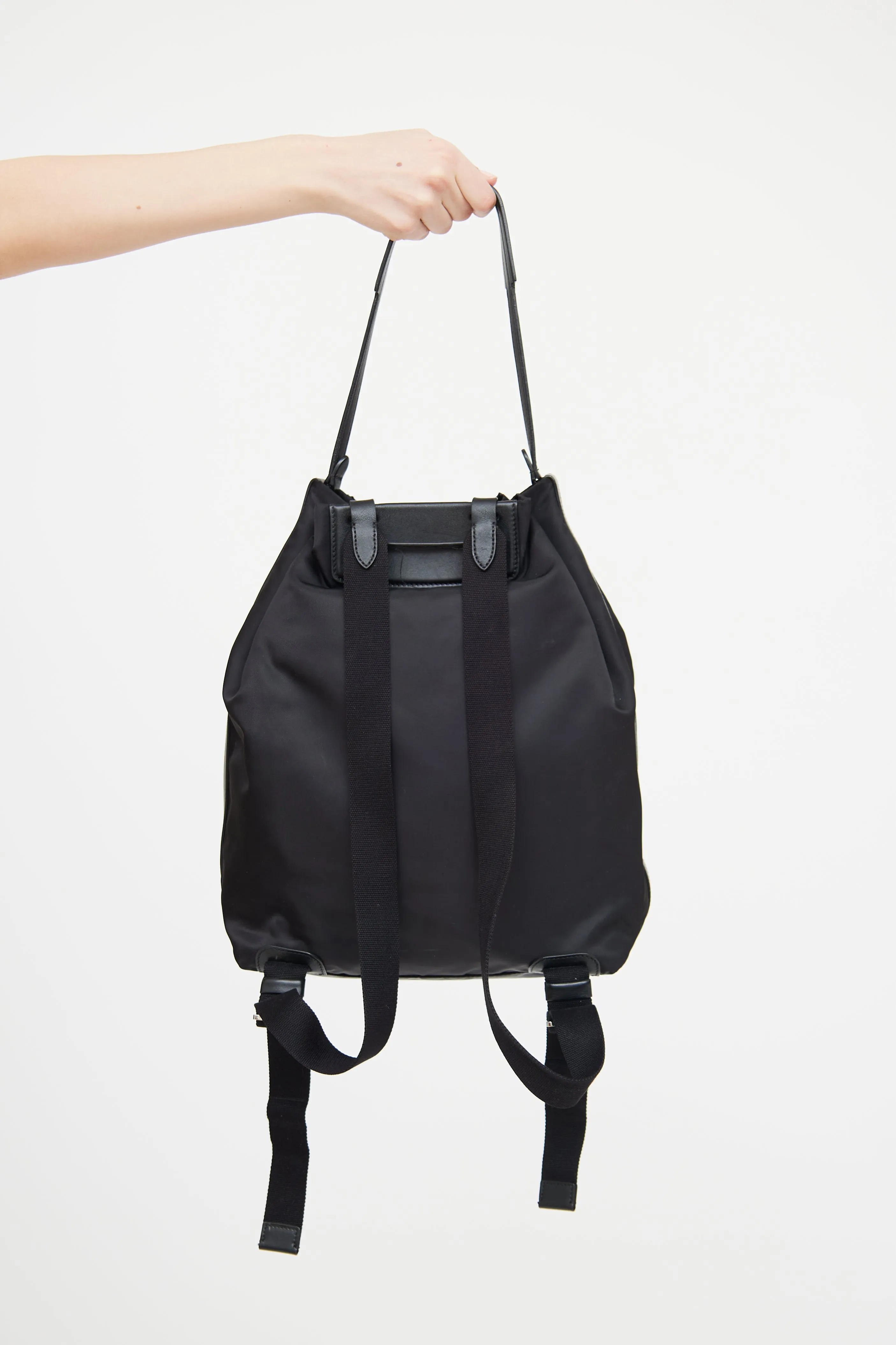 Black Nylon 11 Backpack