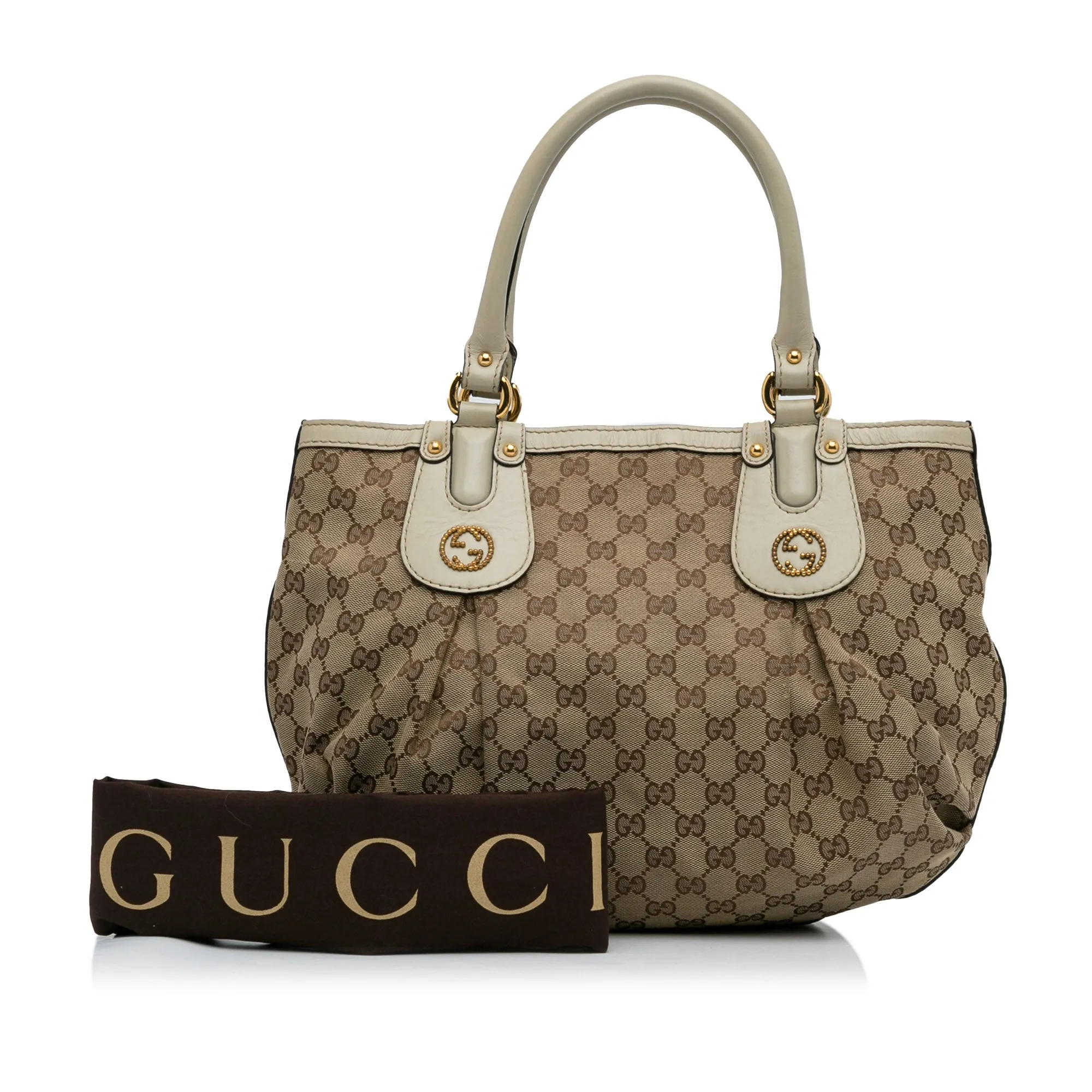 Brown Gucci GG Canvas Scarlett Tote Bag