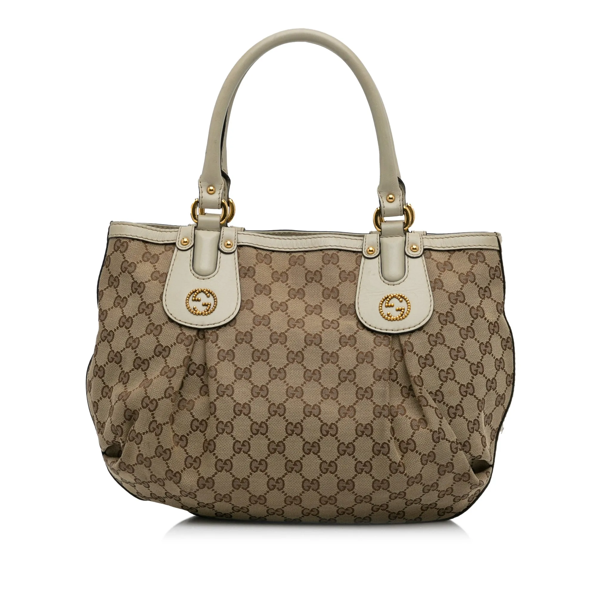 Brown Gucci GG Canvas Scarlett Tote Bag