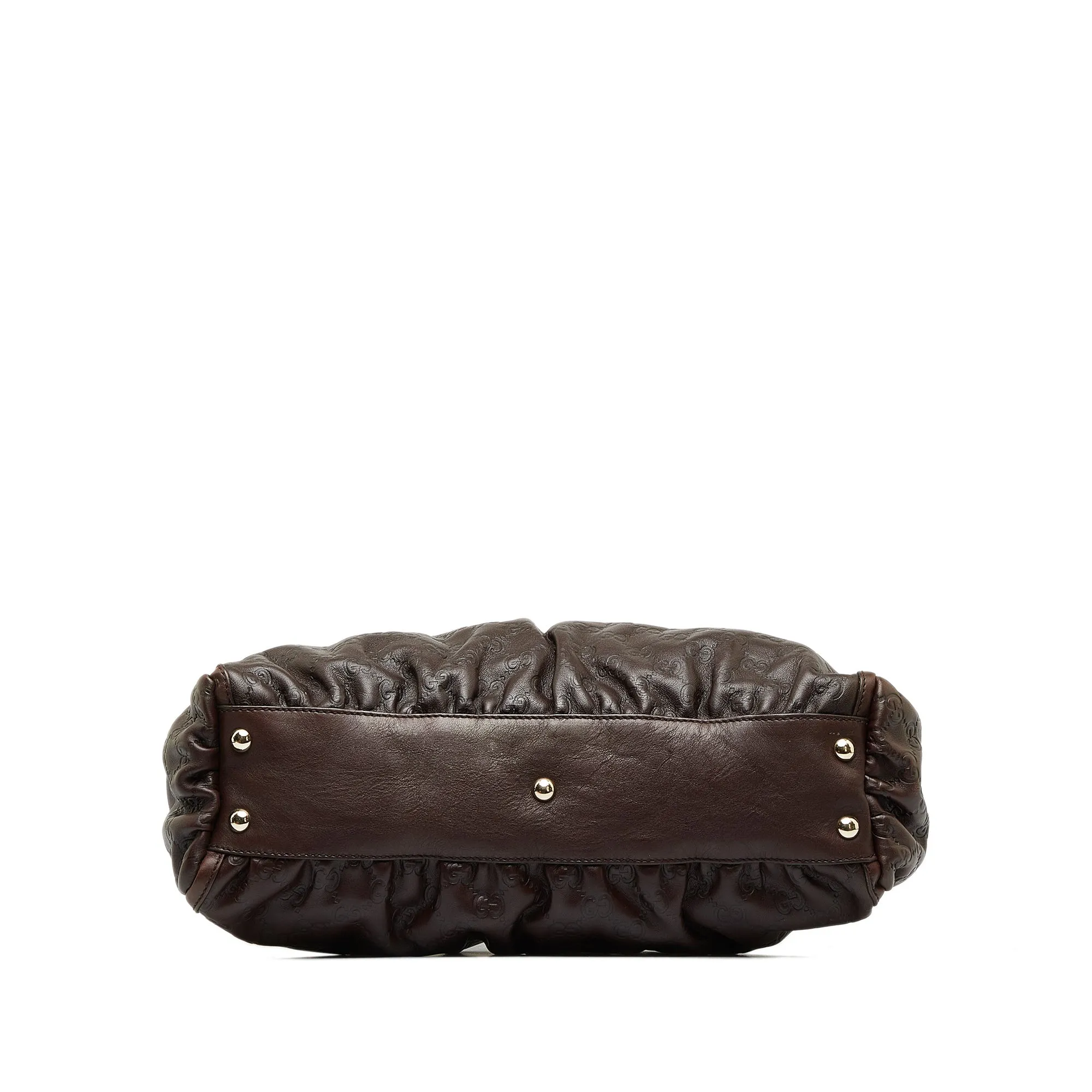 Brown Gucci Guccissima Abbey D-Ring Tote Bag