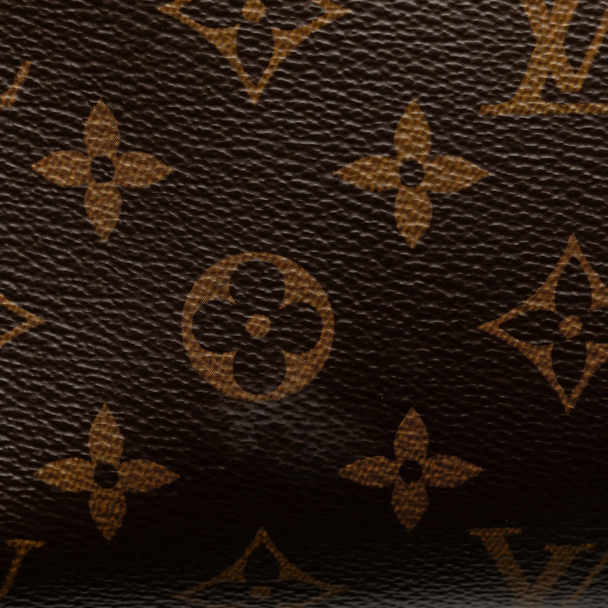 Brown Louis Vuitton Monogram Flower Zipped Tote PM Satchel
