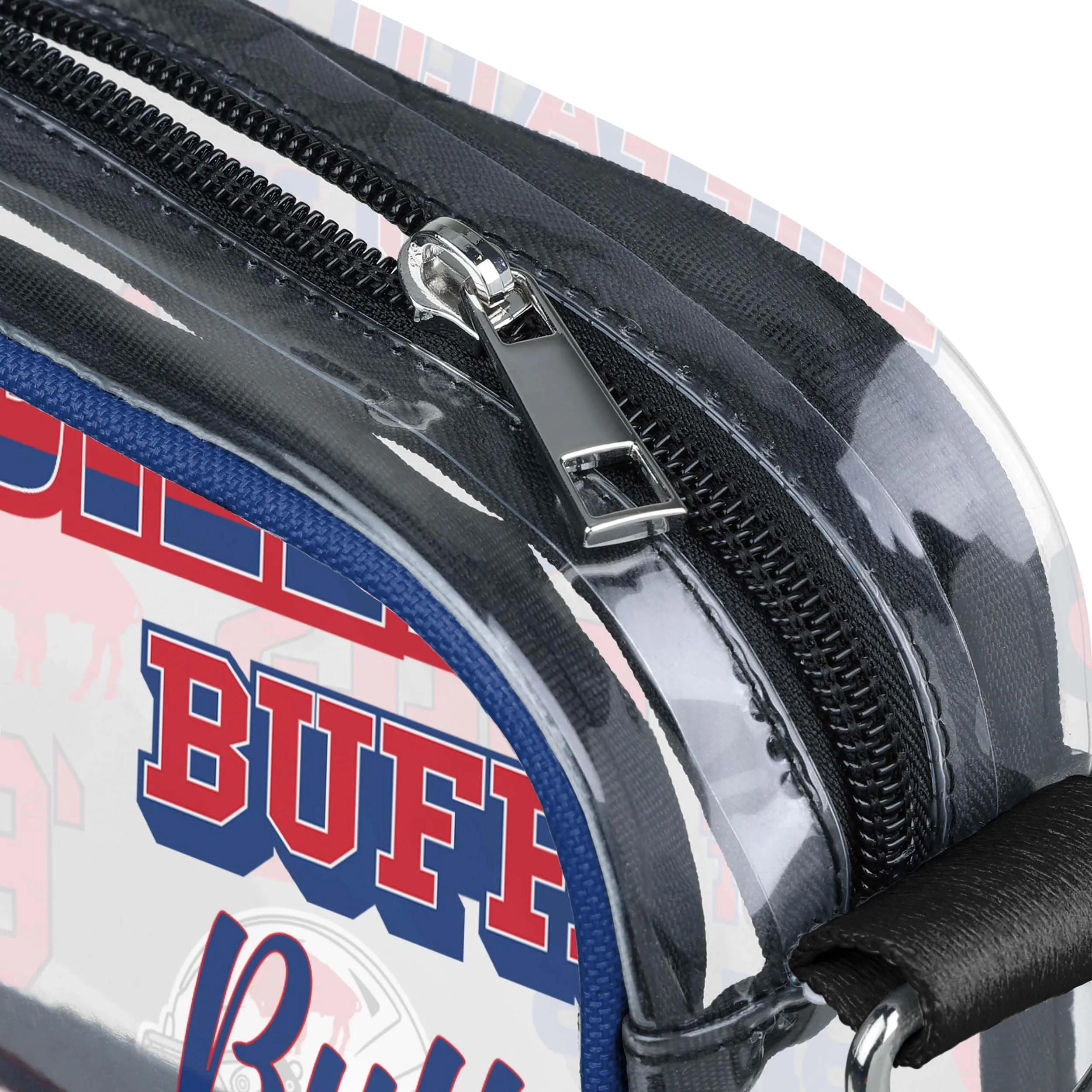 Buffalo Bills NFL Repeat Retro Print Clear Crossbody Bag