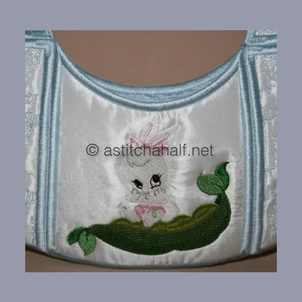 Bunny Hobo Bag and Two Peas in a Pod Bunnies Combo