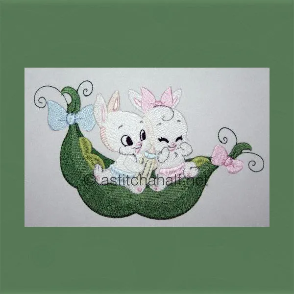 Bunny Hobo Bag and Two Peas in a Pod Bunnies Combo