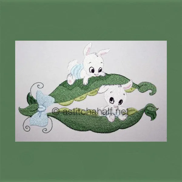 Bunny Hobo Bag and Two Peas in a Pod Bunnies Combo