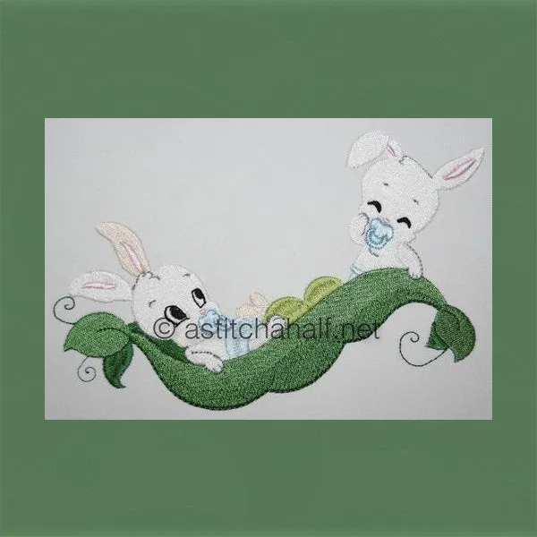 Bunny Hobo Bag and Two Peas in a Pod Bunnies Combo