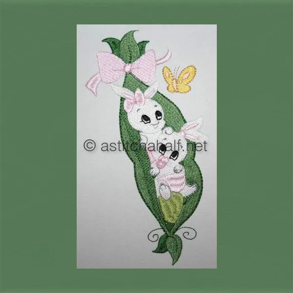 Bunny Hobo Bag and Two Peas in a Pod Bunnies Combo