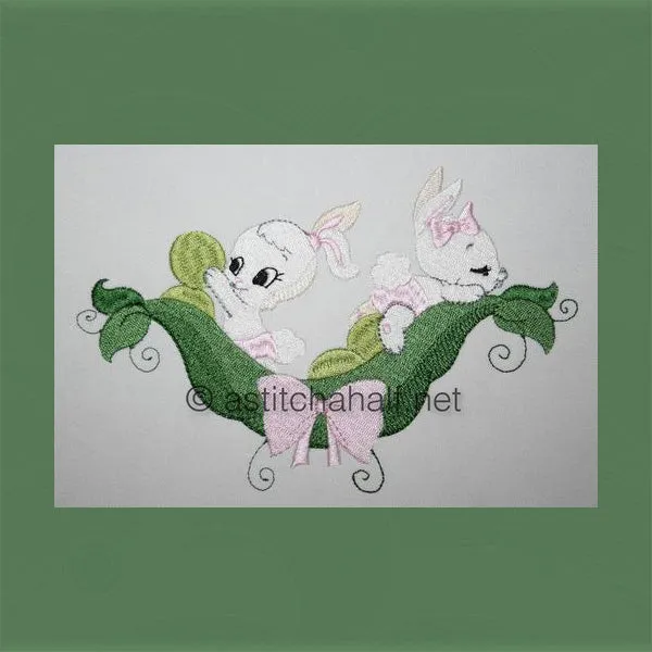 Bunny Hobo Bag and Two Peas in a Pod Bunnies Combo