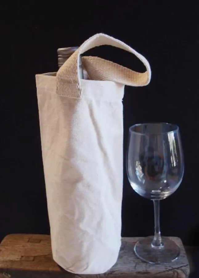 Canvas Wine Tote
