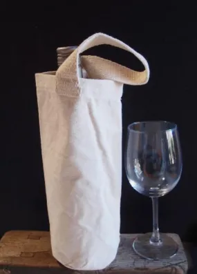 Canvas Wine Tote