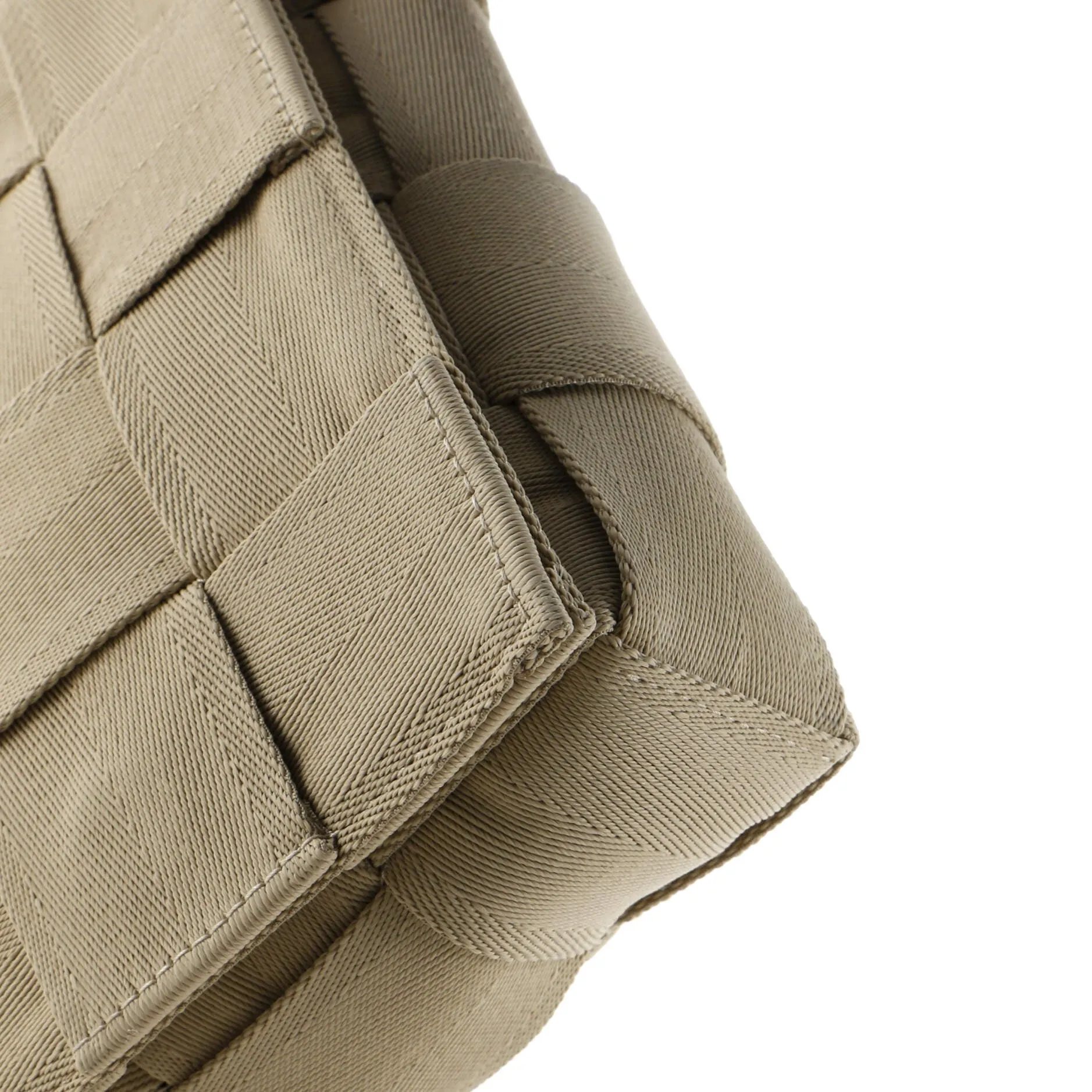 Cassette Crossbody Bag Maxi Intrecciato Fabric