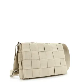 Cassette Crossbody Bag Maxi Intrecciato Fabric