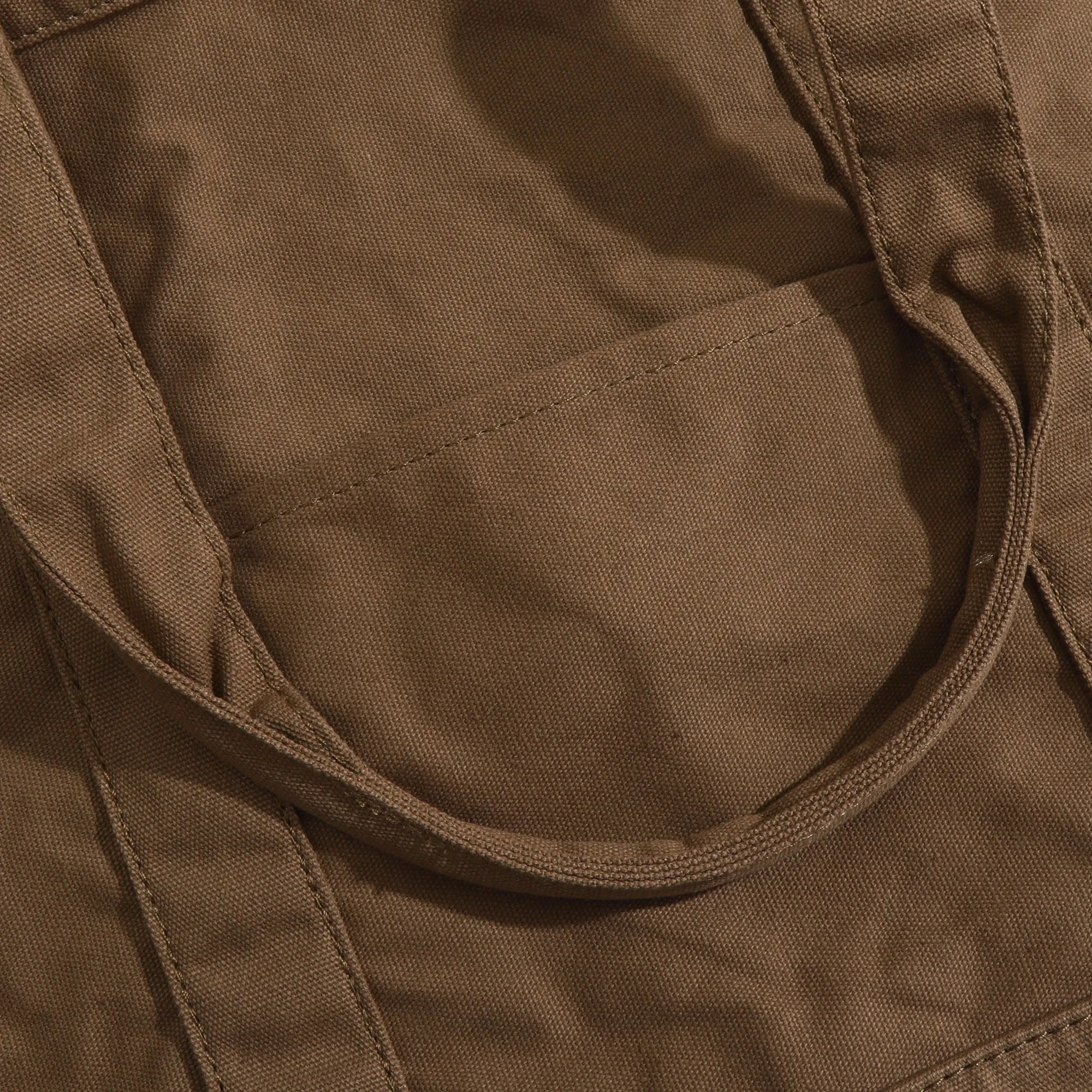 Cotton Canvas Tote - Brown