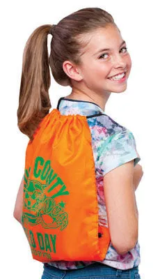 Custom Print Backpack, Drawstring, (125 pc min) ASGM39
