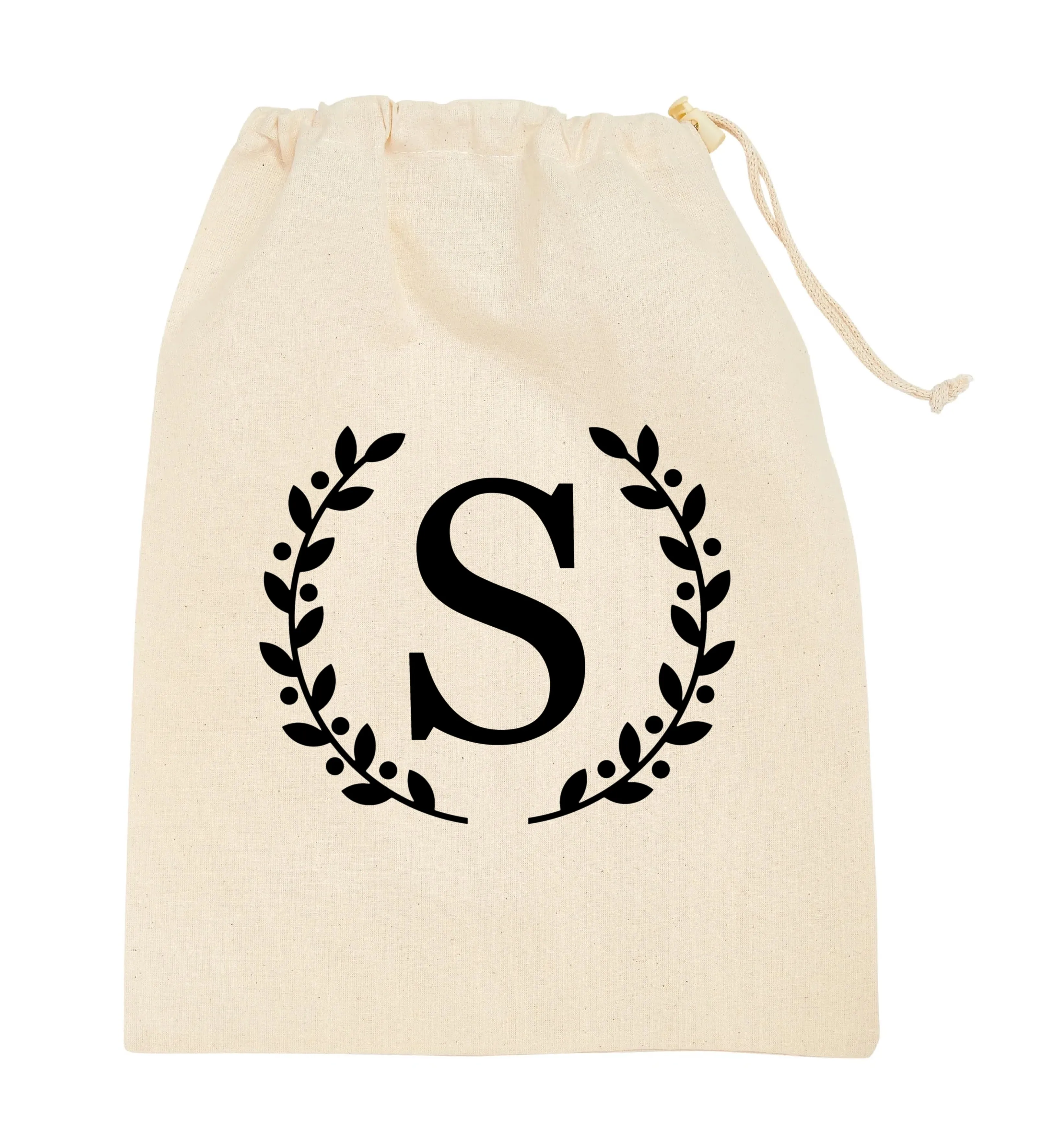 Custom Printed Cotton Drawstring Bags with Logo