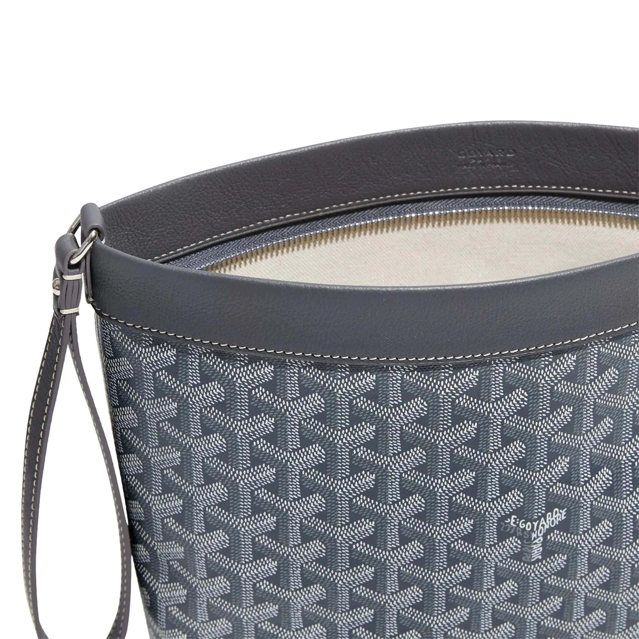 Goyard Conti Grey Pouch