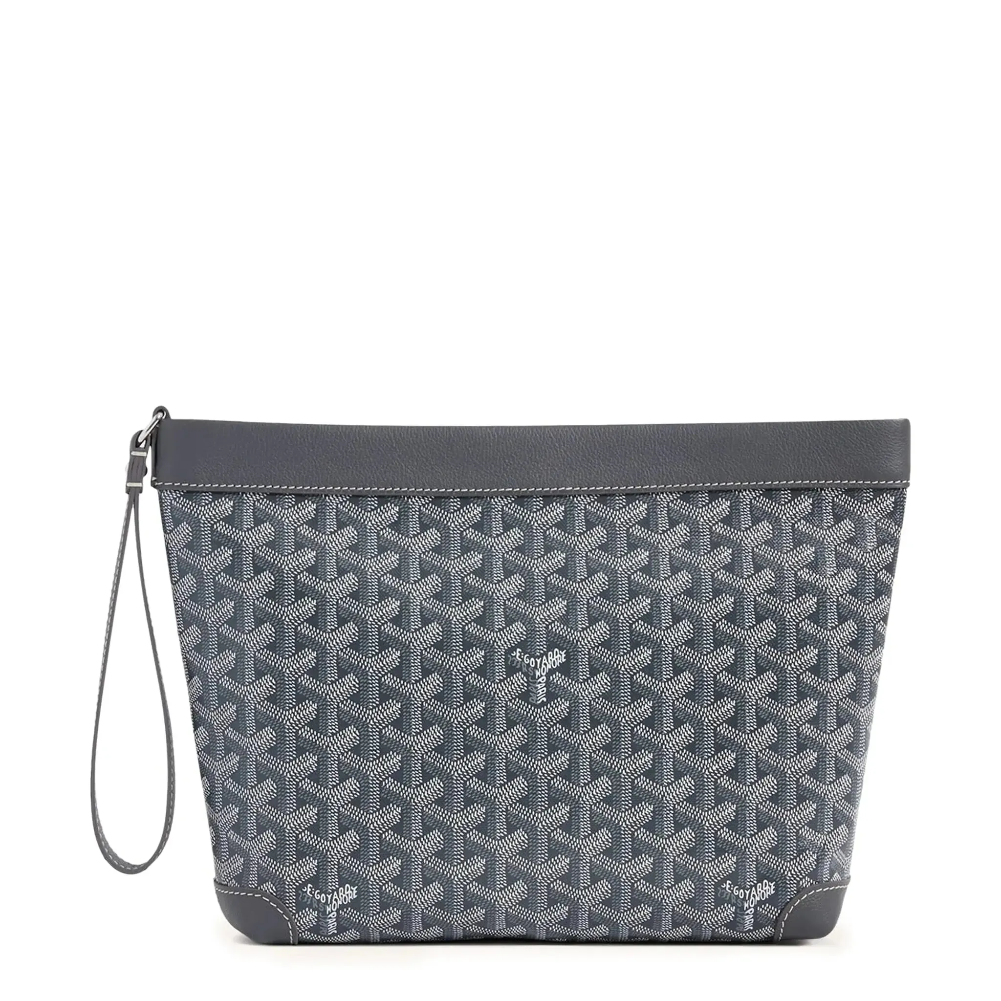 Goyard Conti Grey Pouch