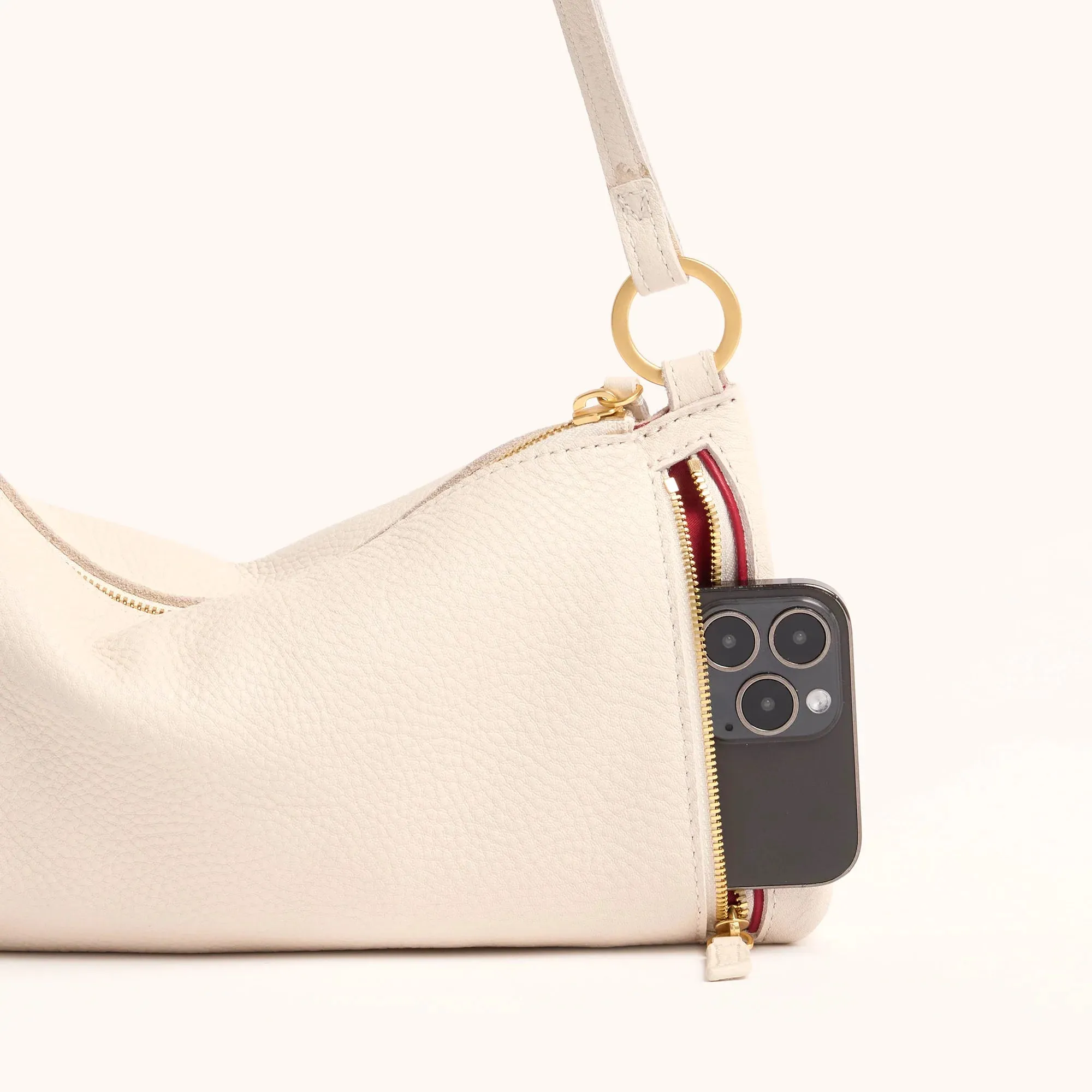 Hammitt Kyle Calla Lily White/ Brushed Gold
