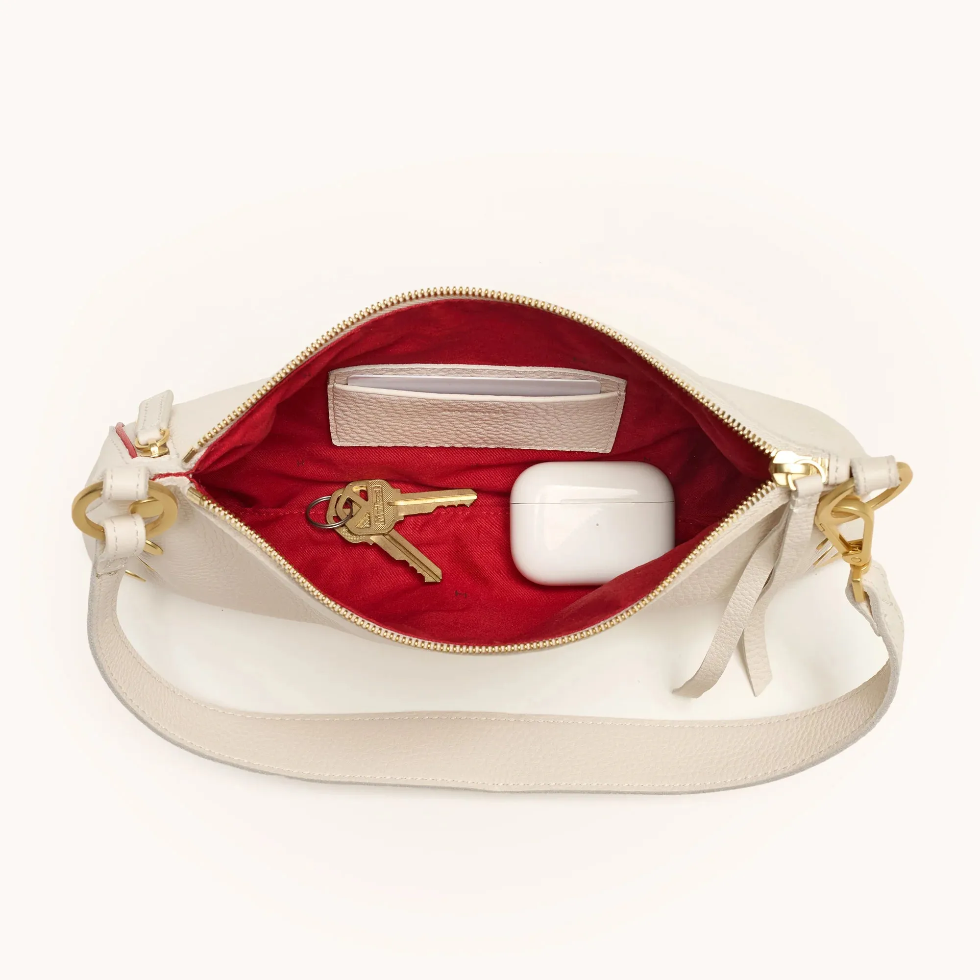 Hammitt Kyle Calla Lily White/ Brushed Gold