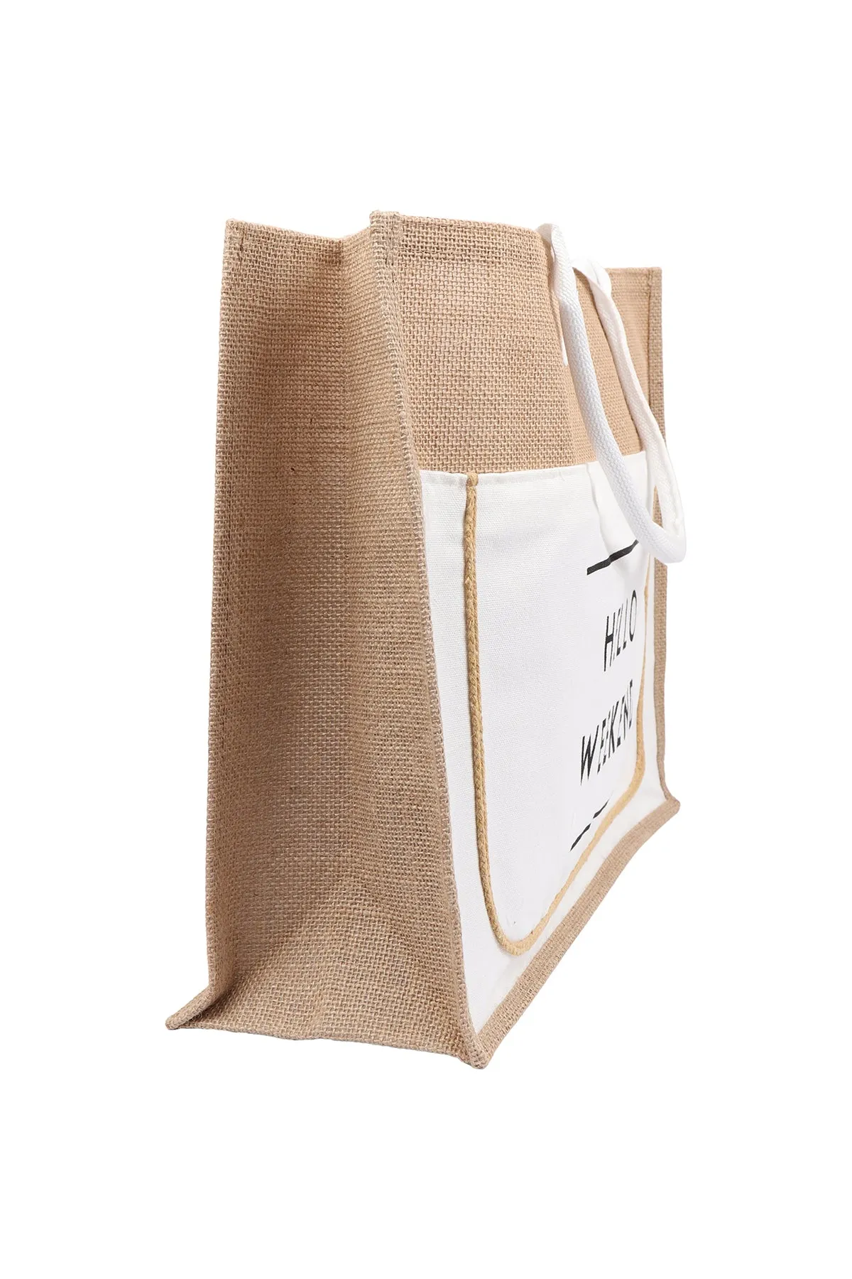 HELLO WEEKEND TOTE BAG