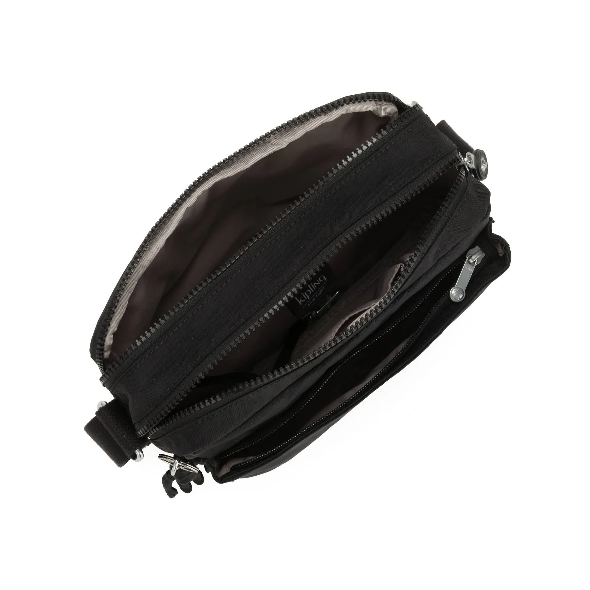 Kipling Abanu Medium Crossbody Bag - Black Noir
