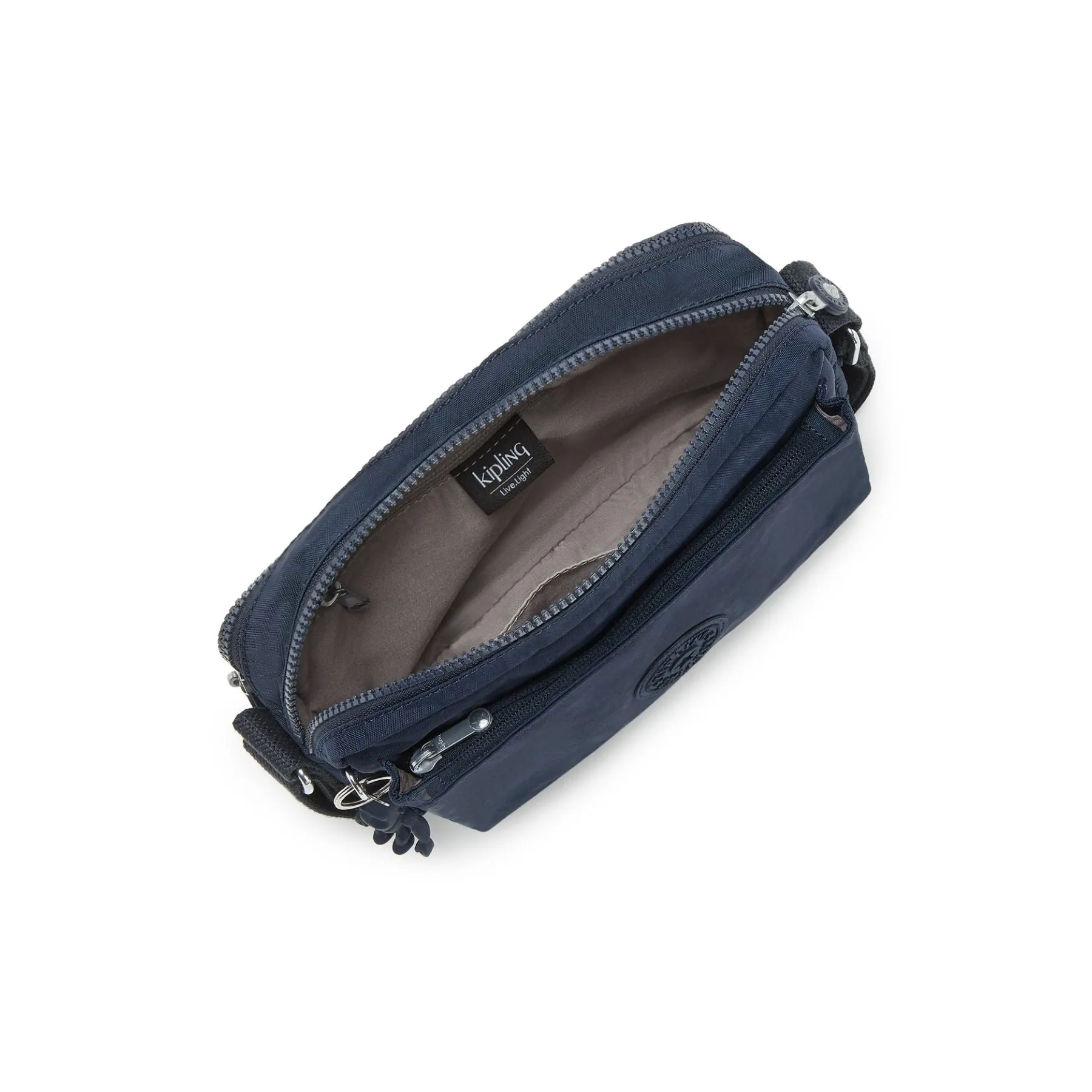 Kipling Abanu Medium Crossbody Bag - Blue Bleu 2