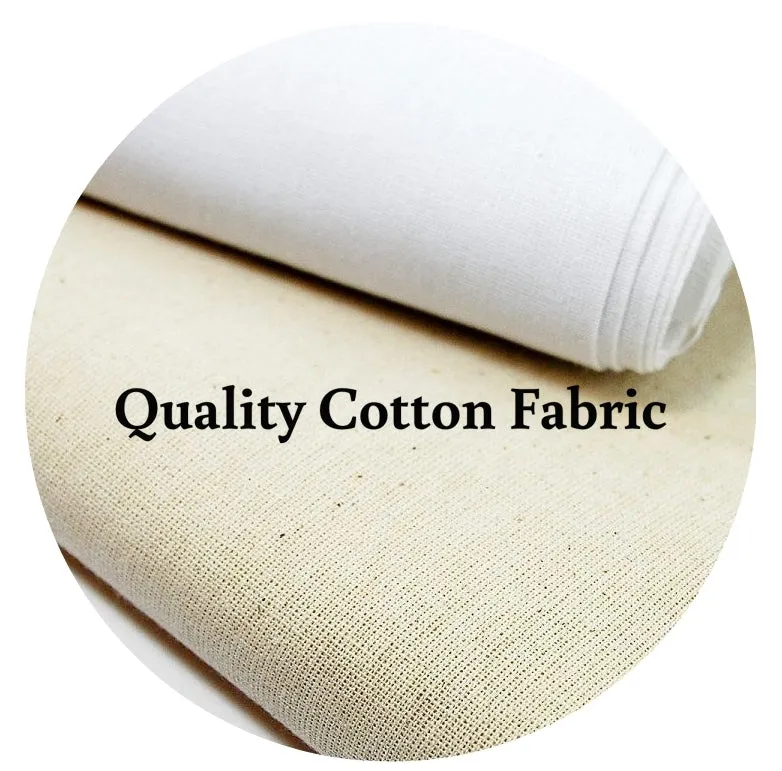 Lightweight Cotton Tote Bags with Color Handles