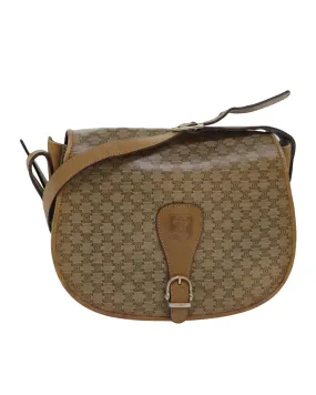 Macadam Canvas Shoulder Bag with Adjustable Strap