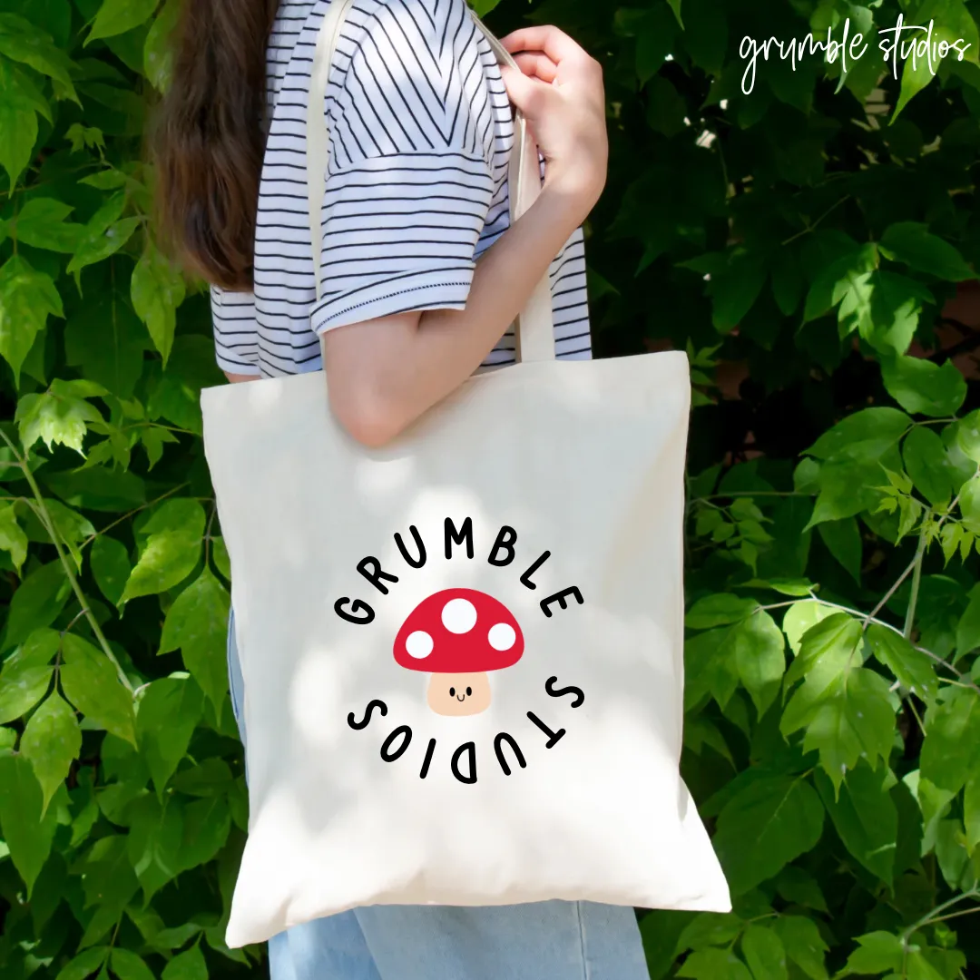 Mushroom Fairtrade Tote Bag
