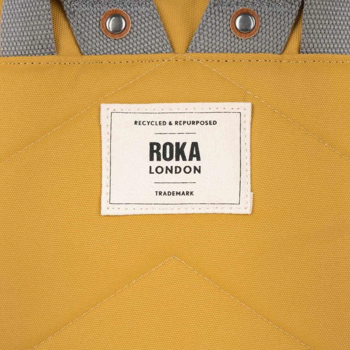 Roka Waterhouse Medium Recycled Canvas Field Backpack - Flax Yellow