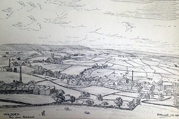 Wilsden From Birkshead Canvas Print