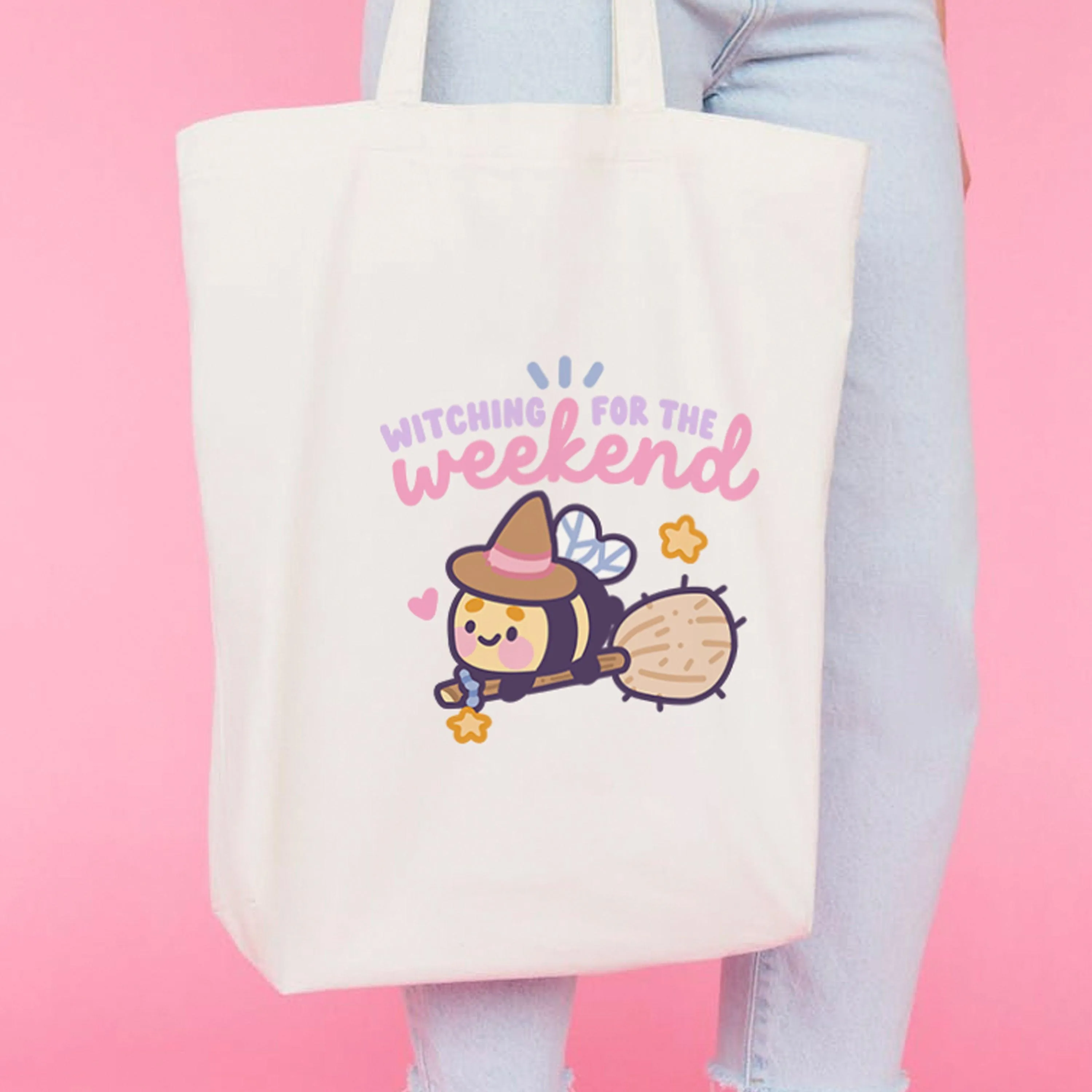 Witchin' for the weekend! Kawaii Bumblebutt Magical Totebag